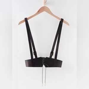 Free People Harper Harness corset belt  Leather